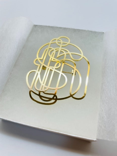 Brooch/Shit(gold)