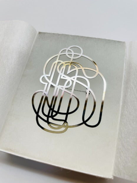 Brooch/Shit(silver)