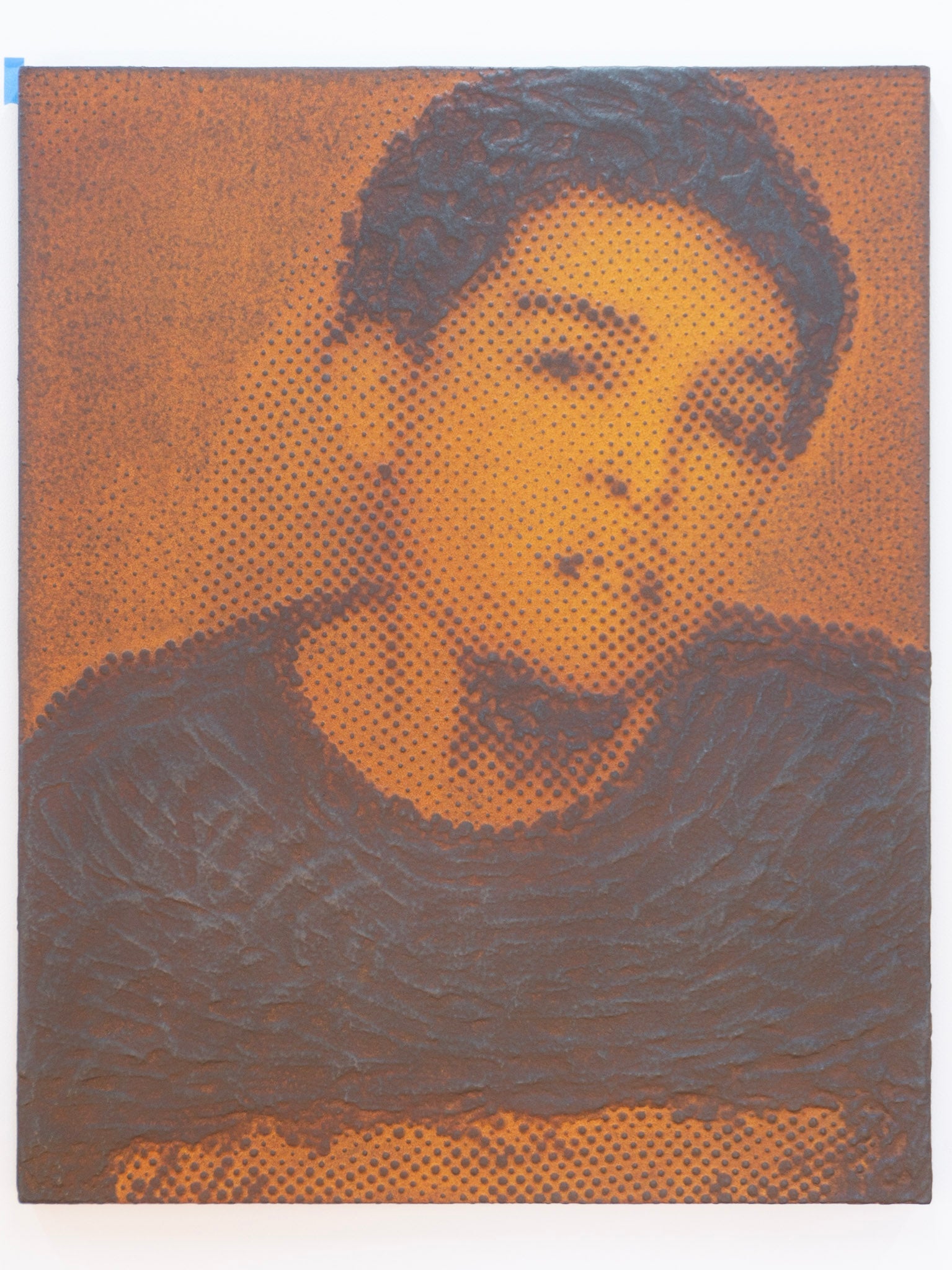 iron-oxide painting “N.F./D****32”