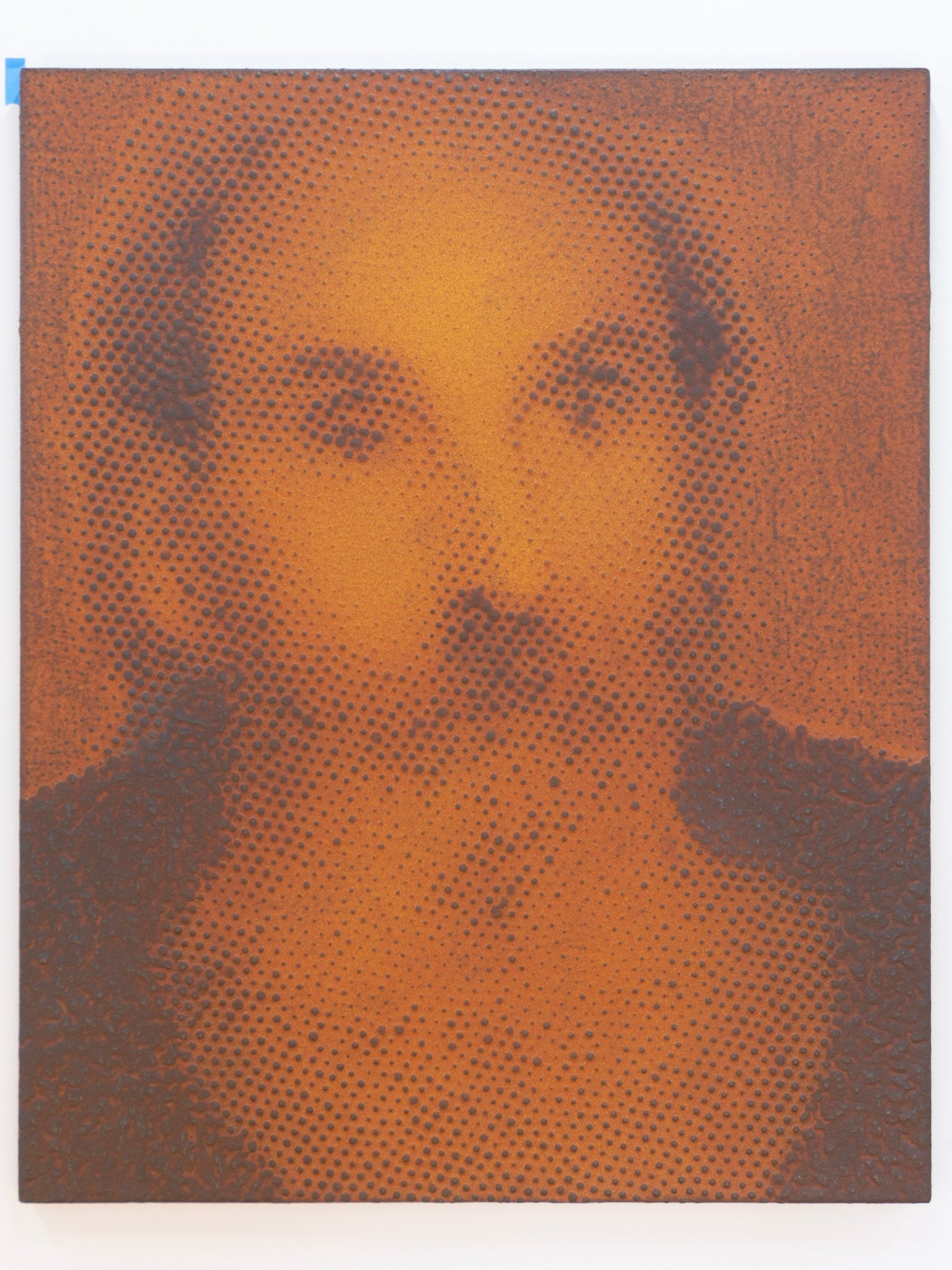 iron-oxide painting “J.B./D****17”