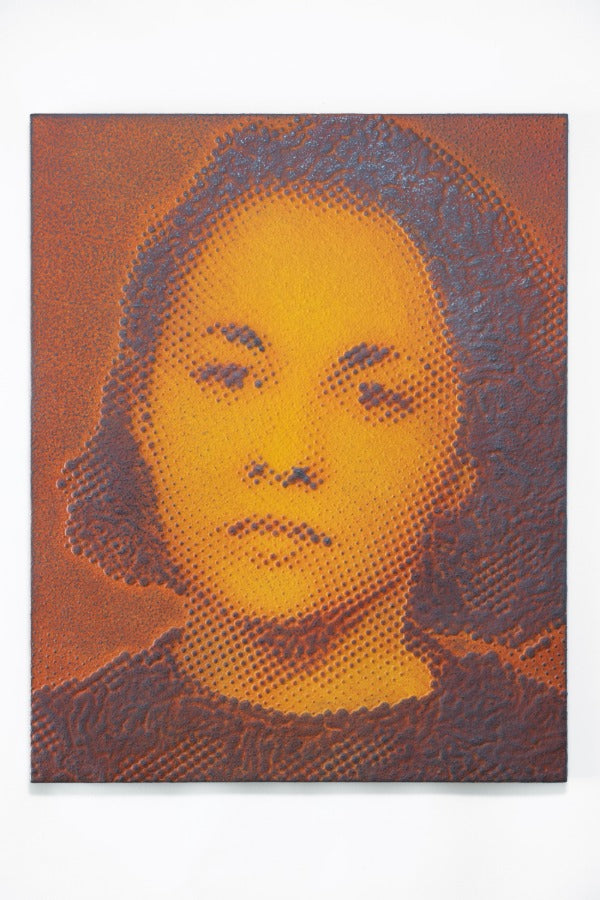 iron-oxide painting “C.P./w****57”