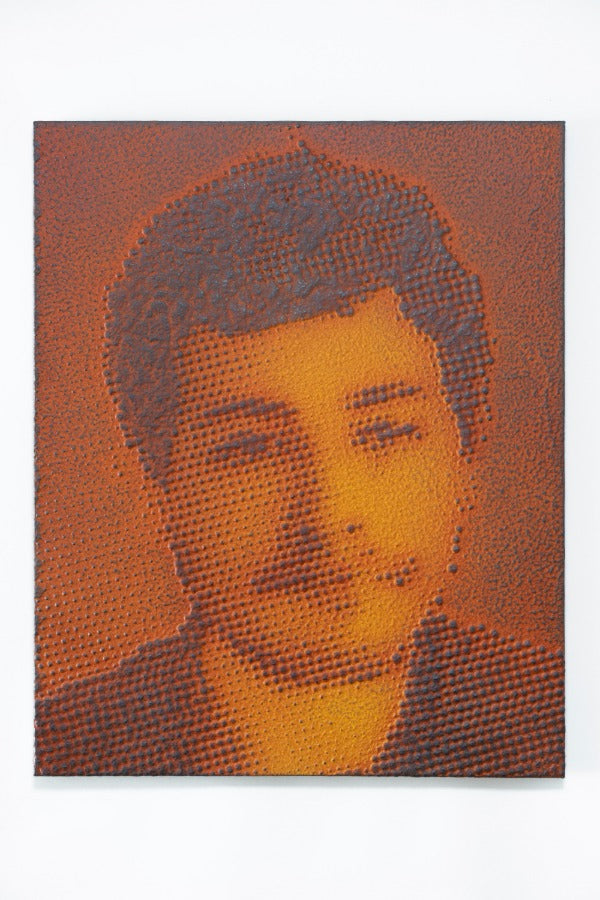 iron-oxide painting “O.G./D****95”