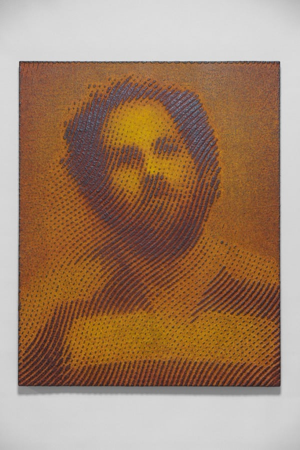 iron-oxide painting “T.D./w****26”