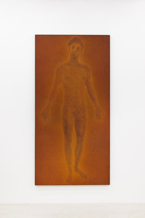 iron-oxide painting “imprisonment #1”