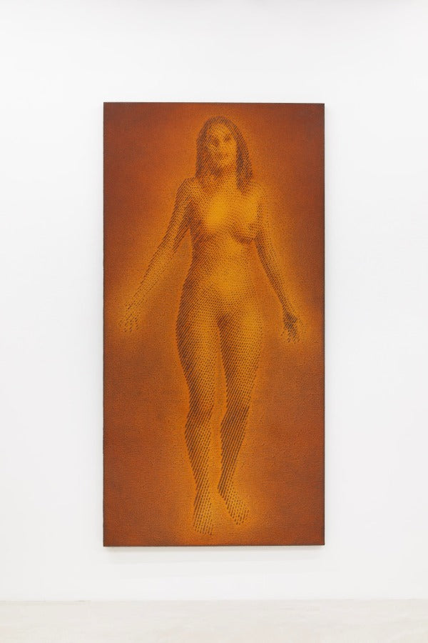 iron-oxide painting “imprisonment #2”
